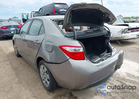 2014 Toyota Corolla Le из США, поврежденный, VIN 2T1BURHE6EC127589